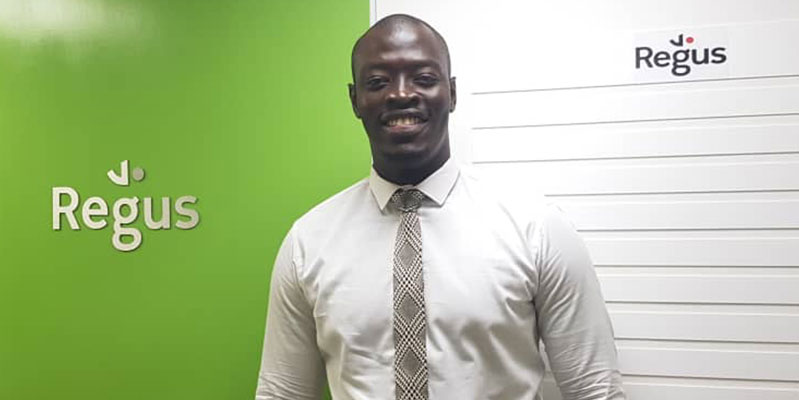Madioum Dieng, the Area Sales Manager for Regus Senegal